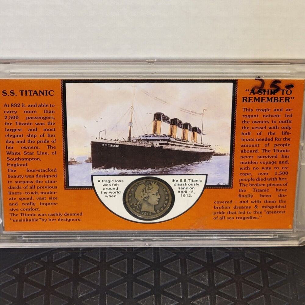 S.S. Titanic "A Ship to Remember" 1912 Quarter